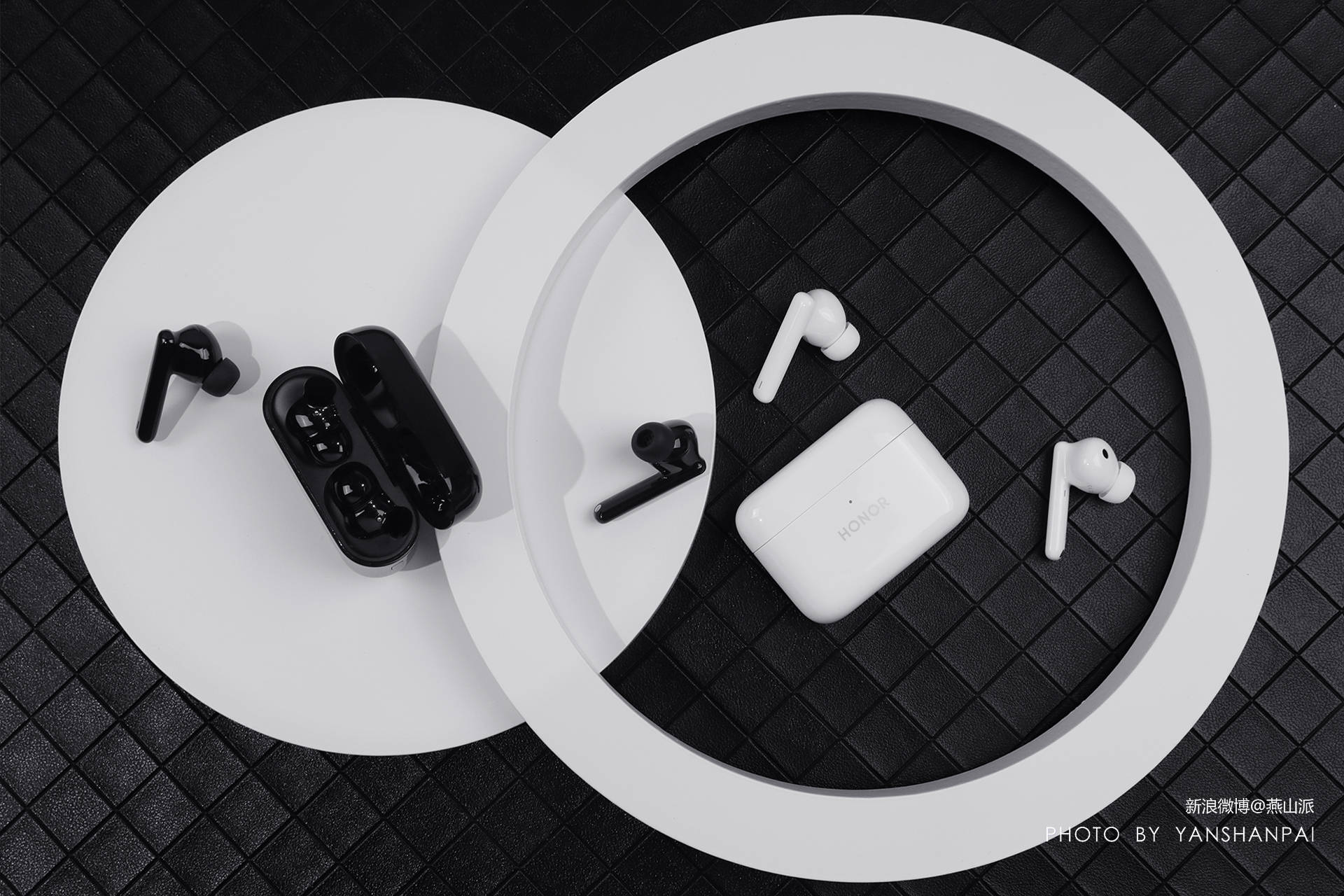 原创荣耀earbuds2se上手黑白分明降噪音质续航全在线