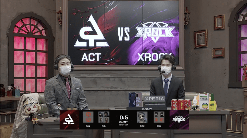 pick|第五人格2021IVL夏季赛常规赛 ACT vs XROCK 第一局