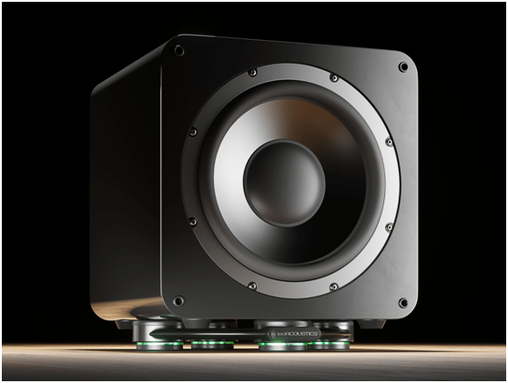 方案|以实力支撑的绝佳减震方案 ISOAcoustics Aperta Sub低音炮支架