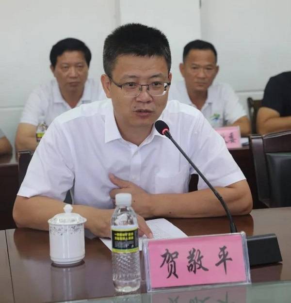 贺敬平出席并讲话(李肖养 摄)