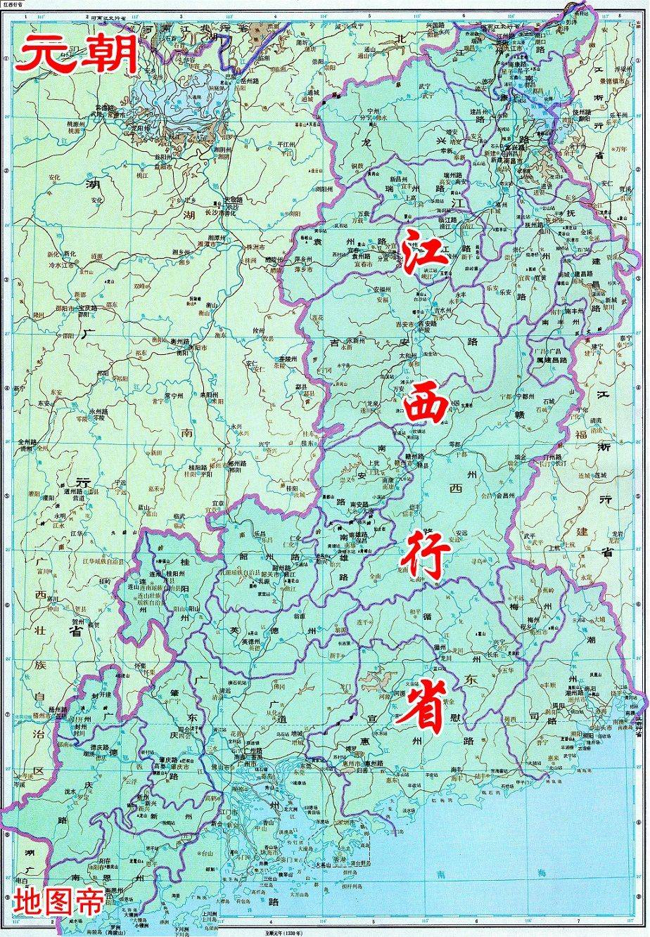元朝全国只有10个省,看看你在哪个省?