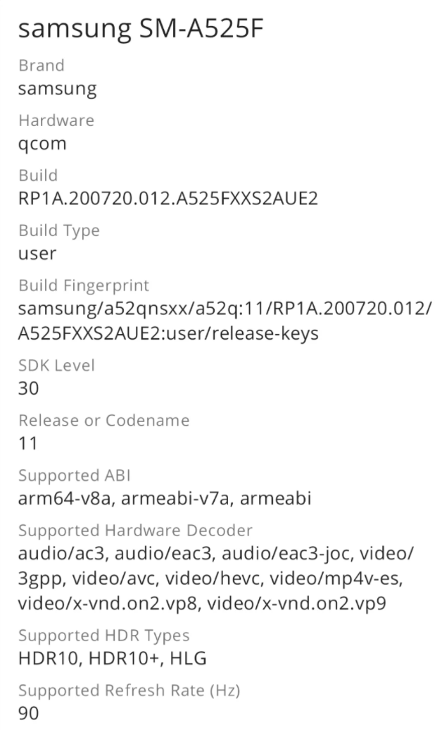 选项|Galaxy A52更新后，部分用户会遇到亮度Bug