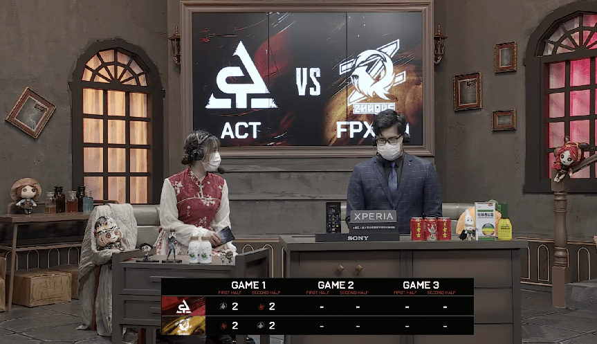 先知|第五人格2021IVL夏季赛常规赛 ACT vs FPX.ZQ 第一局