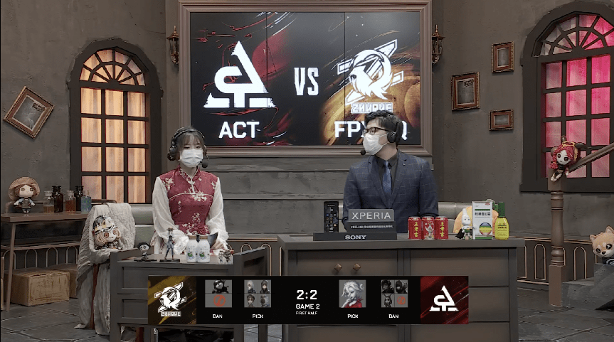 夫人|第五人格2021IVL夏季赛常规赛 ACT vs FPX.ZQ 第二局