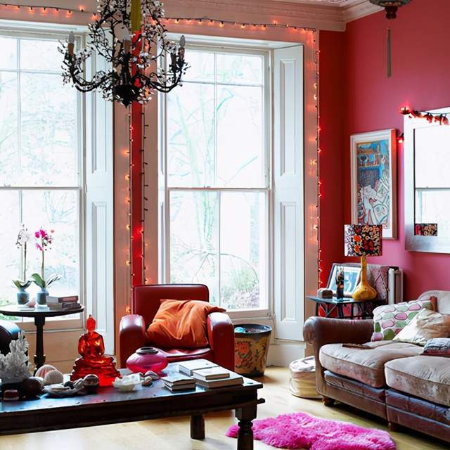 18个波西米亚风的客厅美呆了