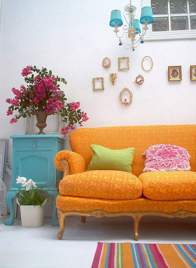 18个波西米亚风的客厅美呆了