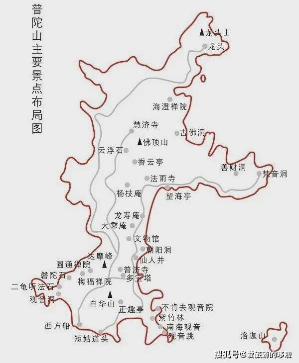 舟山地图 全景图片