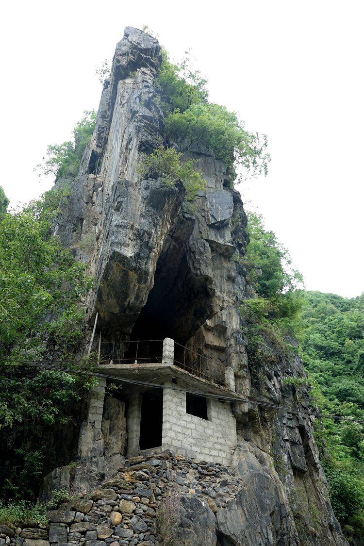 原创走进白河石门景观