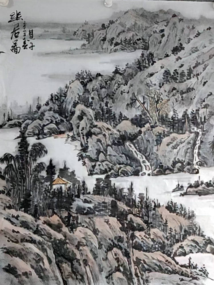 画家慧子——使传统的山水画焕发出时代的光彩_书画