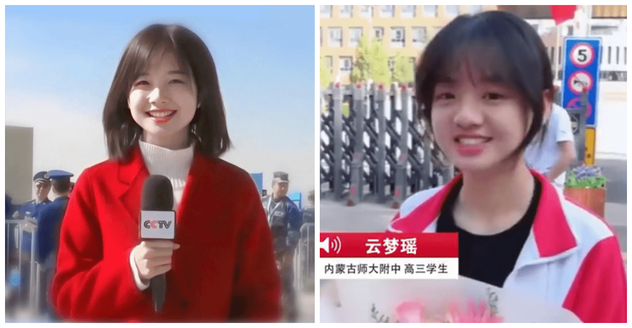 高考女生凭颜值走红一张娃娃脸神似王冰冰开学妥妥是校花