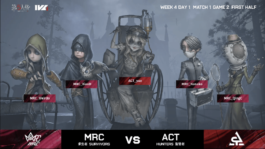 入殓师|第五人格2021IVL夏季赛常规赛ACT vs MRC第二局