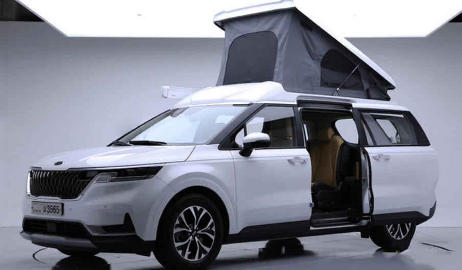 起亚嘉华房车版亮相车顶自带帐篷国产你会买么