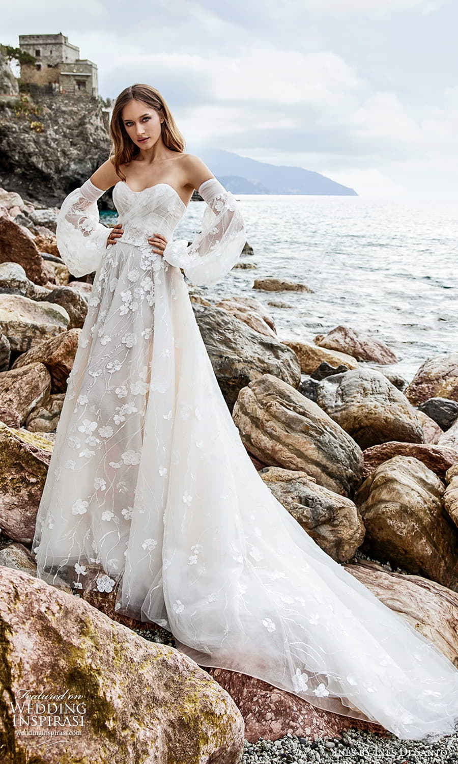 系列|Ines by Ines Di Santo 2022 春季婚纱系列 令人惊叹的浪漫礼服