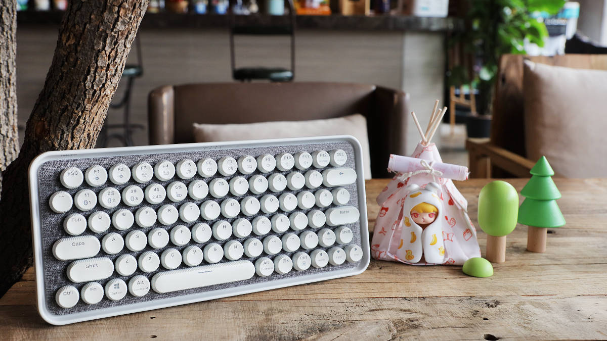 雷柏ralemo pre 5布艺版机械键盘:满满ins风