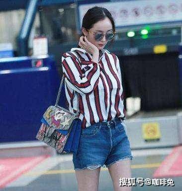 牛仔|当妈的女人如何穿出“少女感”？跟着杨幂学穿搭，时尚洋气又减龄