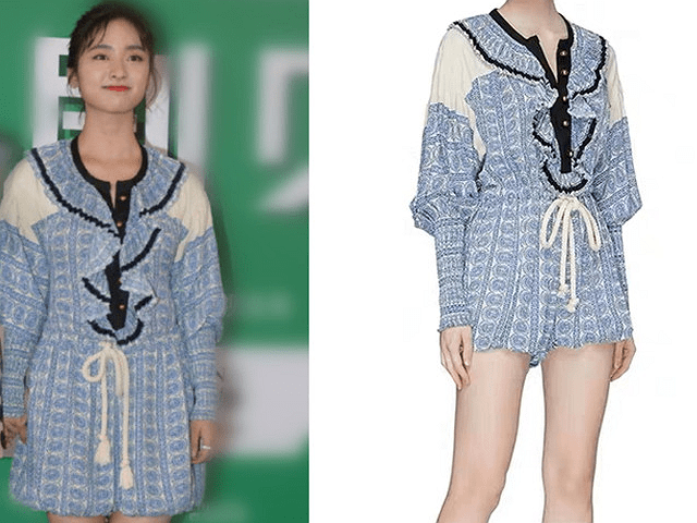 身材苗条|继杨超越后，她再次把7000的裙子穿出廉价感，网友：求求你P图吧