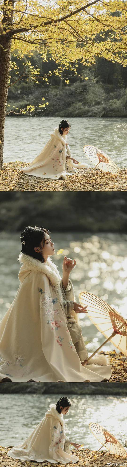 仙女|汉服小仙女:风吹一片叶,万物已惊秋