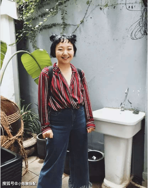 披肩|微胖女生想要穿搭显瘦,多跟辣目洋子学,胖女孩也可以穿得美丽