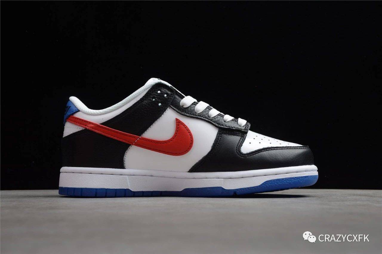 鞋材|耐克白红蓝鸳鸯 Nike Dunk Low South Korea 限定板鞋