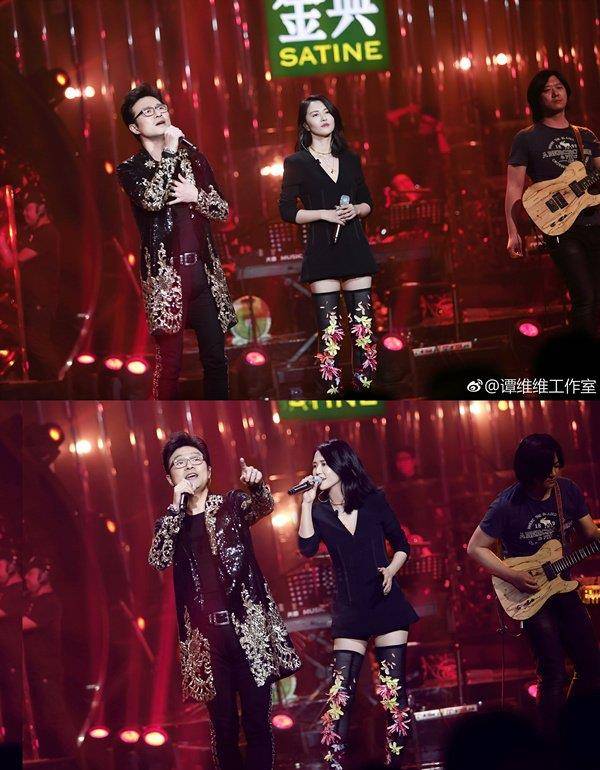 手表|汪峰终于不穿皮裤,却被谭维维的蕾丝长筒靴和手表抢镜!