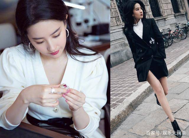 长发|刘亦菲久违晒近照依然似仙女,长发红唇配白裙优雅从容,越发精致