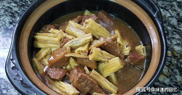 原创牛肉腐竹煲,又香又好吃的一道广东美食,营养美味又简单