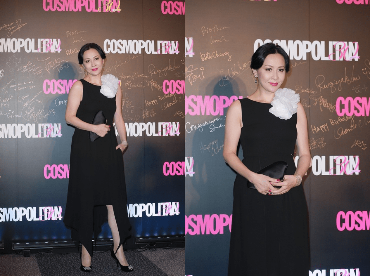 黑色|刘嘉玲真是个俏老太,这么大岁数穿花衣也没压力,虽浮夸但挺抢镜