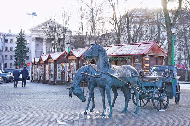 白俄罗斯首都明斯克，街景优雅如欧洲，特色民族手工艺品汇集
