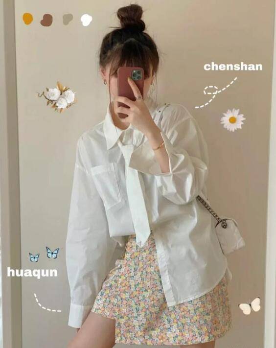 什么|短裙搭配什么上衣图