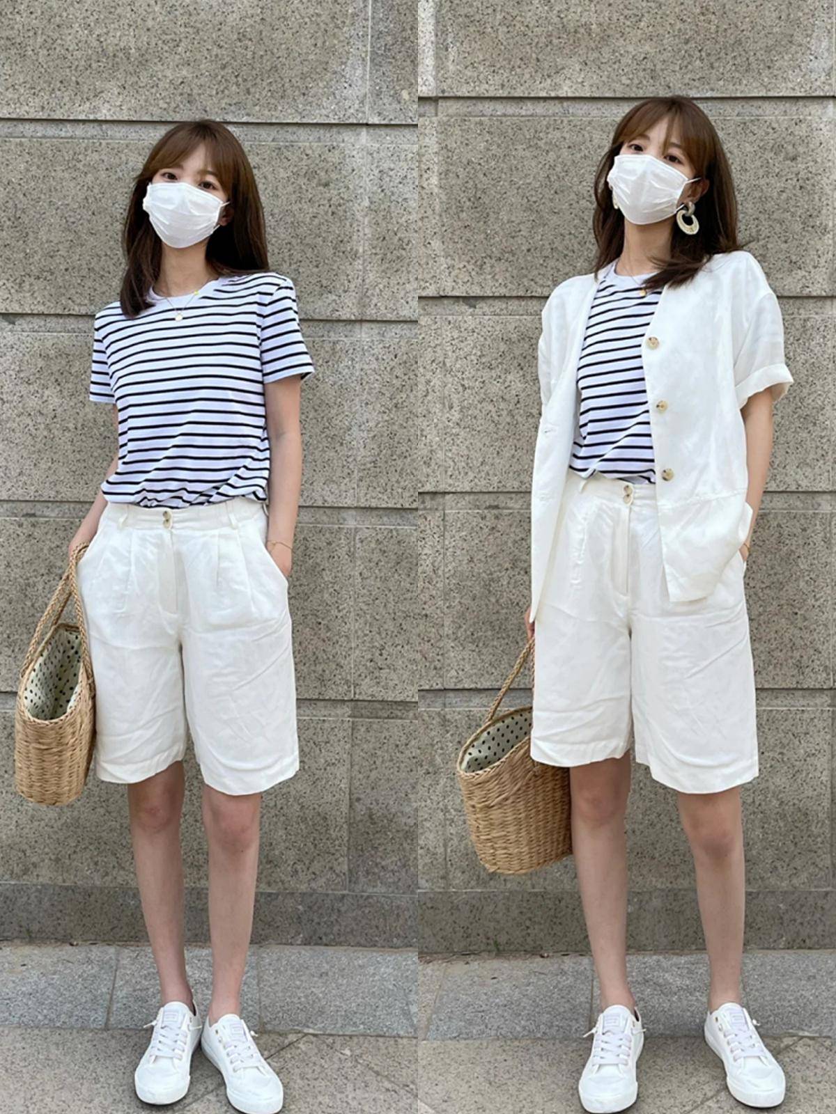 小白|长裤不流行了？夏季“短裤”更受潮人欢迎，这样搭不费劲还时髦