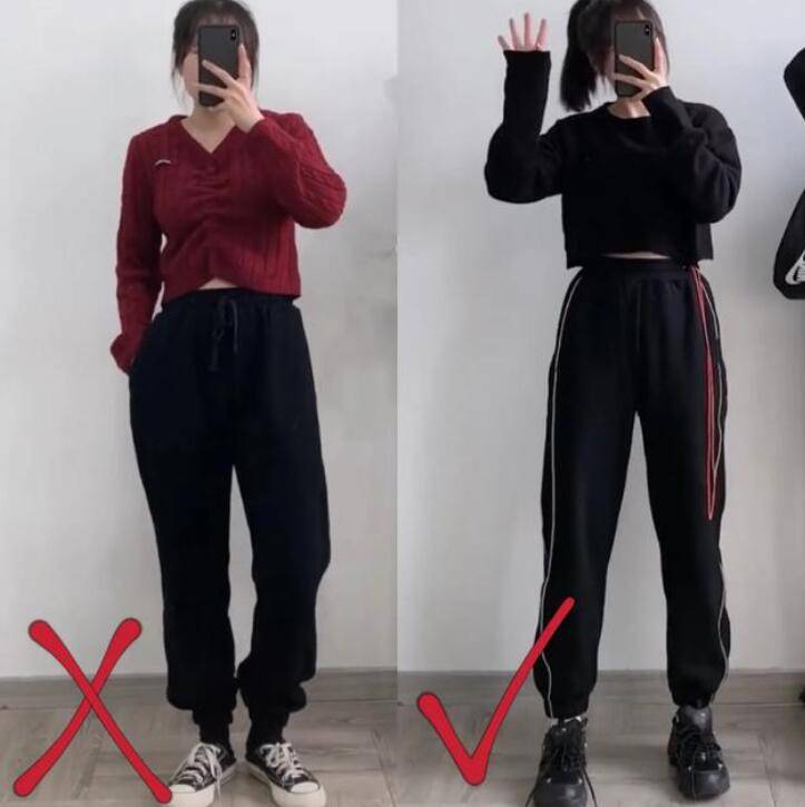 对比|女生如何搭配出大长腿？