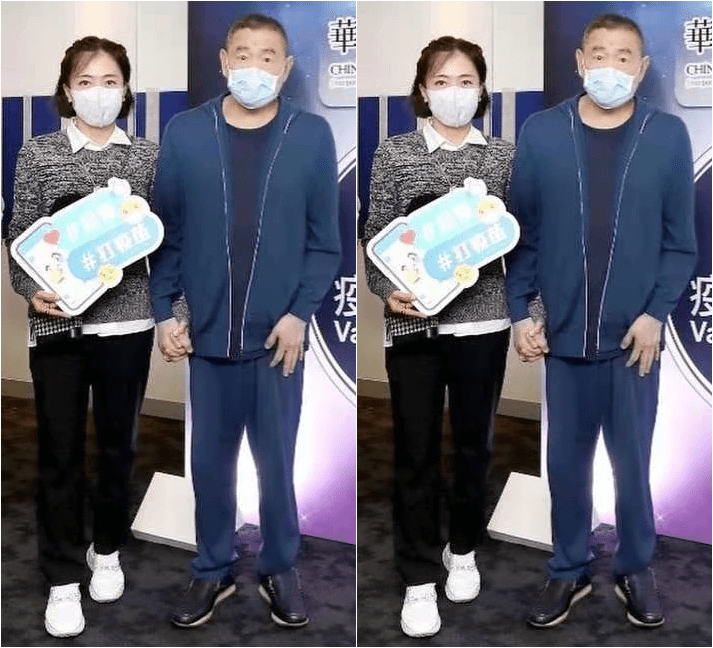 甘比|甘比穿搭也太潮了吧,41岁好像个女大学生,和刘銮雄同框似父女