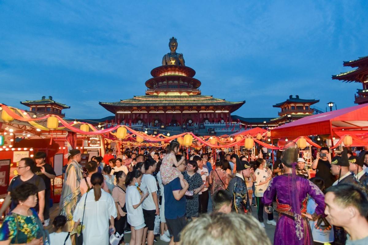 苏州惊现大唐盛景,电影世界超豪华市集快来打卡