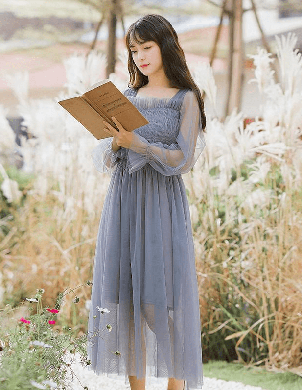 整体|夏天长裙怎么穿搭?长裙这样穿,150-170cm都好看!