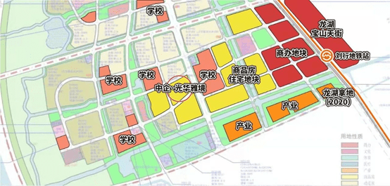 上实海上菁英所在的算是顾村的新板块——新顾城,这里规划宏大,但相关