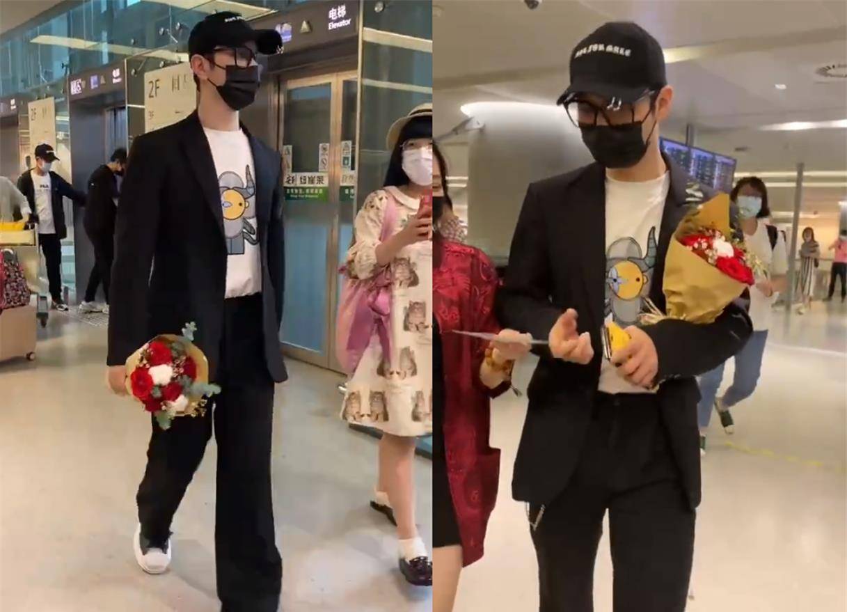 卡通|黄晓明“去油”后放得开,43岁穿卡通T恤扮少年,厚底鞋太显心机