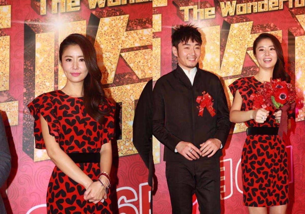 设计|林心如身体有些发福,外套都要穿纵条纹来显瘦,不过发型真减龄