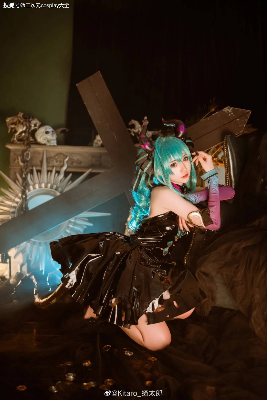 Miku|初音未来小恶魔cos，超级无敌可爱，不管怎么样都好可爱