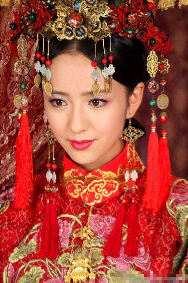 张雨绮|盘点娱乐圈那些古装新娘之最，赵丽颖的最可爱