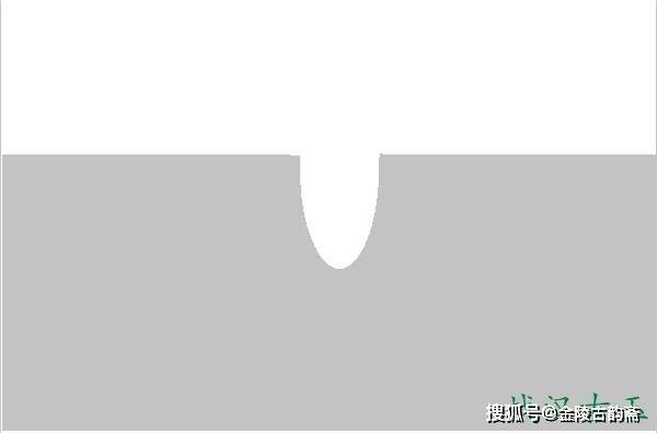 浅谈古玉砣痕及与仿古玉砣痕的区别_横截面