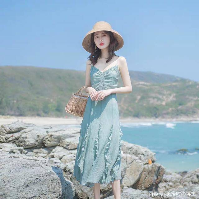 夏天|小个子气质端庄连衣裙，度假旅游必备