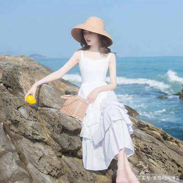 夏天|小个子气质端庄连衣裙，度假旅游必备