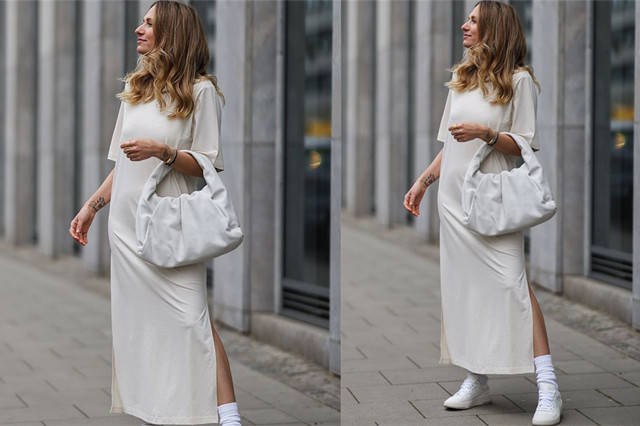 服装|又被三木圈粉，一身全白色穿出显瘦高级感，优雅迷人太有气质
