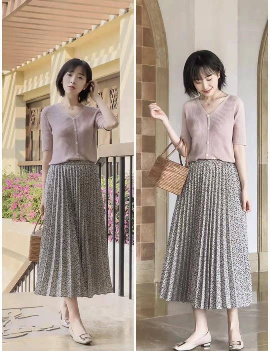 夏天|夏天怎么能少了碎花裙?这么穿不装嫩,40岁的女人照着穿就好