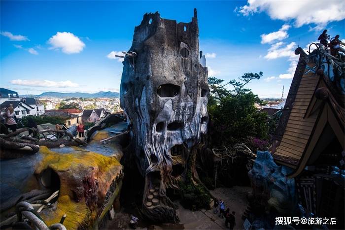 越南一棵“枯树”景点，因造型怪异而出名，如今还在“长大”