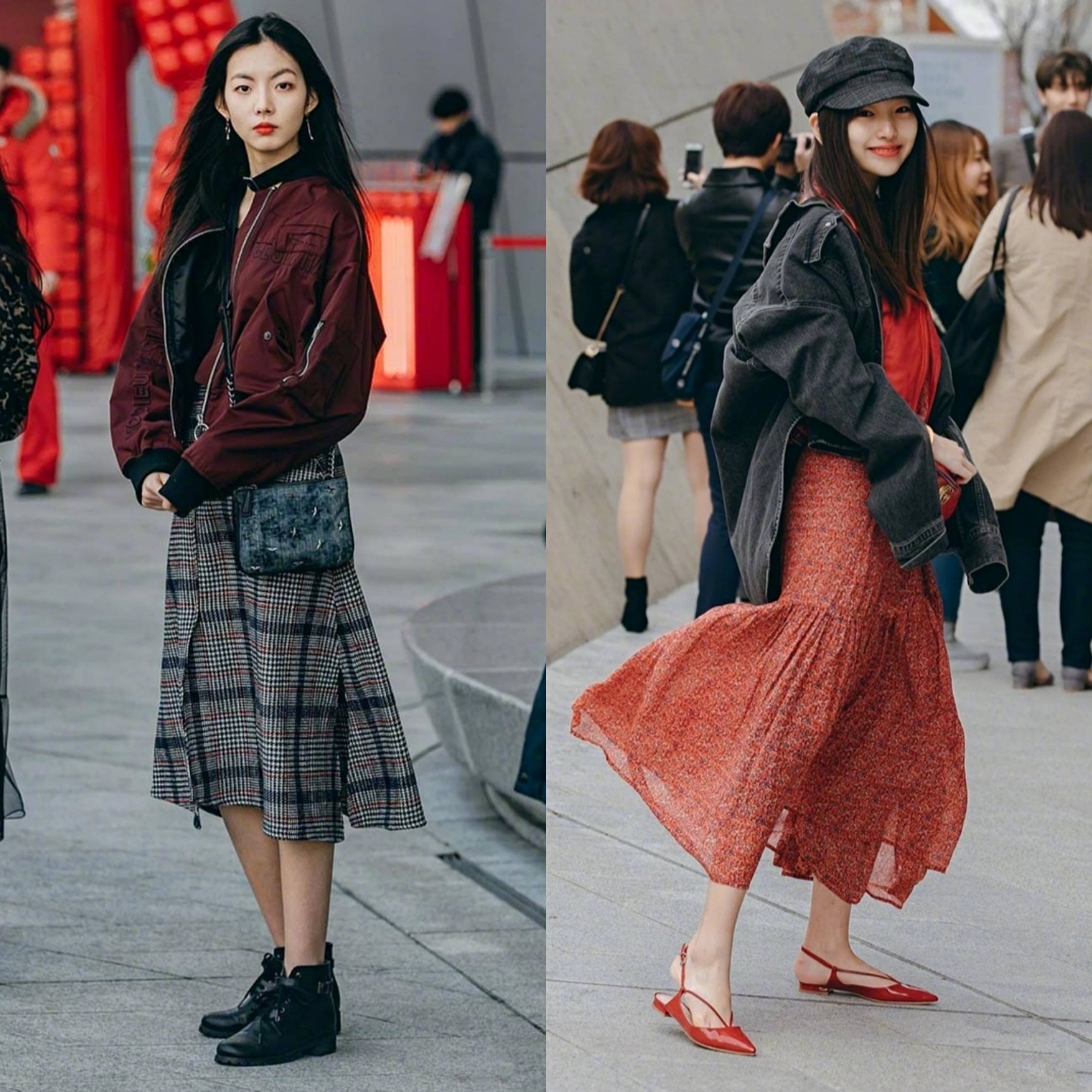 大衣|火爆首尔街头的时髦穿搭，简约优雅复古甜美，穿还是韩国女生会穿
