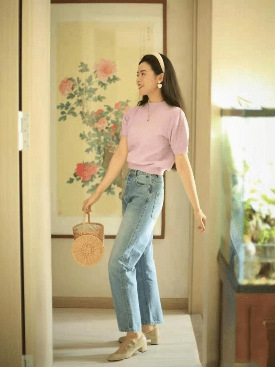 下装|高级的淑女风:上衣+裤装,优雅时髦显气质,时尚达人亲身演绎