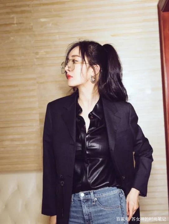 黑色|最近火了一件上衣，叫“男友衬衫”，高级又时尚，不少明星都在穿