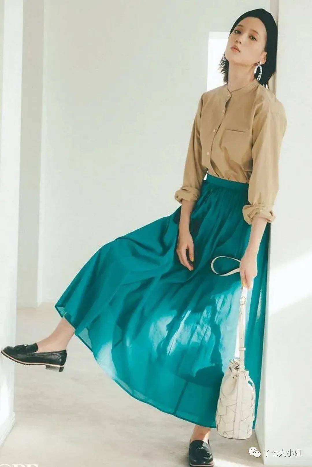 面料|今年夏天桔梗裙又火了，优雅又显气质！