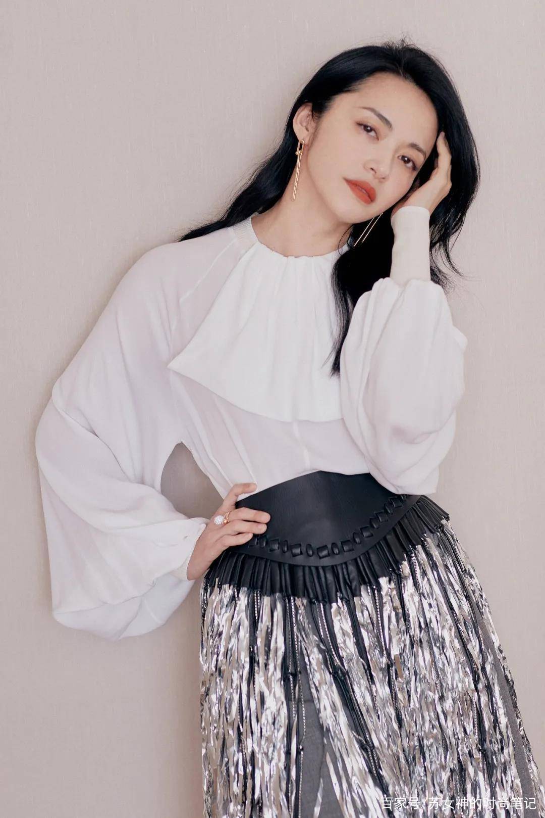 黑色|奔四奔五尽量别穿阔腿裤，学学陈数、姚晨这样穿，时髦又显气质